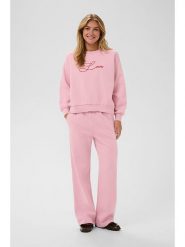 SAINT TROPEZ Bluza w kolorze jasnoróżowym rozmiar: M. Różowe bluzy Saint Tropez, m, bez wzorów, z bawełny, bez kaptura. Za 86.99 zł.