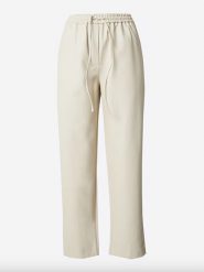 LeGer Spodnie "Caryl" w kolorze kremowym rozmiar: 34. Brązowe spodnie materiałowe LeGer, na co dzień, bez wzorów, z materiału. Za 140.20 zł.