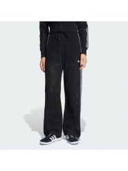 Adidas Spodnie dzianinowe Knitted Crochet Firebird KC6494 Czarny Regular Fit. Czarne spodnie materiałowe Adidas, m, bez wzorów, z dzianiny. Za 349.99 zł.