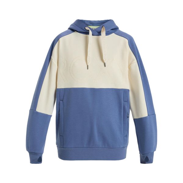 Bluza z kapturem dla Kobiety LIBERTY Niebieski. Niebieskie bluzy Roxy, bez wzorów, z dzianiny, z kapturem. Za 459.99 zł.