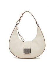 Tommy Jeans Torebka Tjw Crush Shoulder Bag AW0AW17539 Beżowy. Brązowe torebki klasyczne Tommy Jeans, bez wzorów, z jeansu, bez dodatków. Za 559.99 zł.