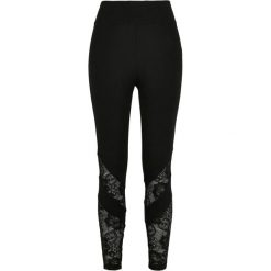 Legginsy Damskie Koronka Z Wysokimi Stanami. Czarne legginsy Urban Classics, s, bez wzorów, z koronki, z podwyższonym stanem. Za 100.99 zł.