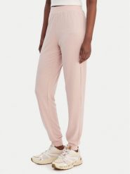 Guess Spodnie dresowe O6GB01 KCQP2 Różowy Regular Fit. Czerwone spodnie dresowe Guess, xl, z aplikacjami, z dresówki. Za 209.99 zł.