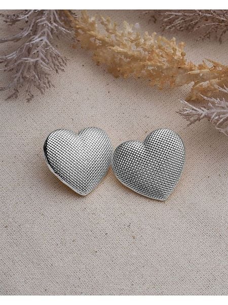 Luseera Kolczyki-wkrętki rozmiar: onesize. Szare kolczyki Luseera, metalowe. Za 21.99 zł.