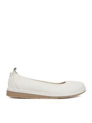 Lasocki Baleriny CEO-WI23-LYLA-01 Écru. Baleriny Lasocki, bez wzorów, ze skóry, bez obcasa. Za 199.99 zł.