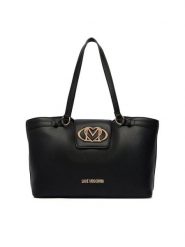 LOVE MOSCHINO Torebka JC4206PP0PKB0000 Czarny. Czarne torebki klasyczne Love Moschino, bez wzorów, ze skóry, bez dodatków. Za 1,009.00 zł.