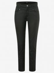 More & More Dżinsy - Skinny fit - w kolorze czarnym rozmiar: 36. Czarne jeansy More & More, z aplikacjami, z podwyższonym stanem. Za 123.25 zł.