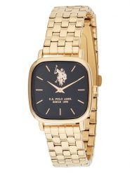 U.S. Polo Assn. Zegarek kwarcowy w kolorze złoto-czarnym rozmiar: onesize. Czarne, analogowe zegarki U.S. Polo Assn., metalowe. Za 366.35 zł.