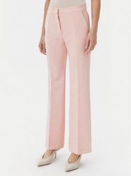 Maryley Spodnie materiałowe 25EB587/43PY Różowy Regular Fit. Czerwone spodnie materiałowe Maryley, xl, bez wzorów, z materiału. Za 139.99 zł.