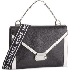 Torebka MICHAEL MICHAEL KORS - 30H8SWHL3L Blk/Opticwht. Czarne torebki klasyczne MICHAEL Michael Kors, bez wzorów, ze skóry, bez dodatków. W wyprzedaży za 759.00 zł.