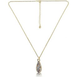 Pozłacany naszyjnik "Cannes" z kryształkami Swarovski - dł. 42 cm. Żółte naszyjniki Metropolitan, Smithfield, Crystal Deluxe & Co., z kryształem, pozłacane. W wyprzedaży za 43.95 zł.