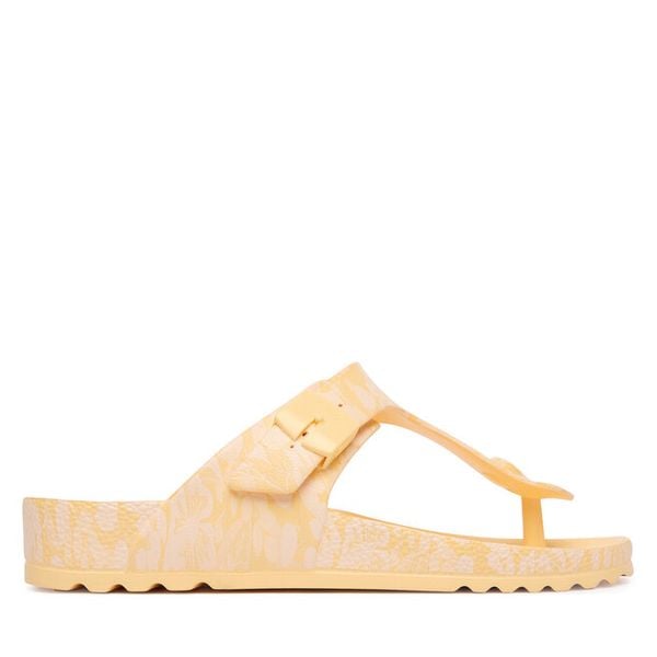 Japonki Scholl. Brązowe klapki Scholl, bez wzorów, bez obcasa. Za 184.99 zł.