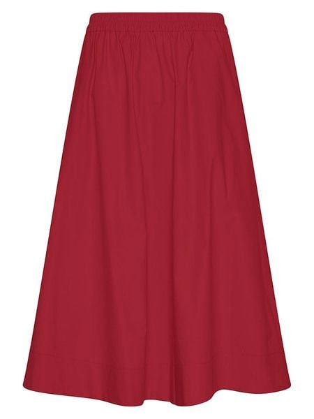 MOSS COPENHAGEN Spódnica w kolorze bordowym rozmiar: M. Czerwone spódnice Moss Copenhagen, m, bez wzorów, z bawełny, maxi. Za 209.95 zł.