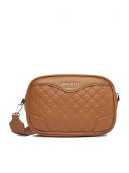 Nine West Torebka CEO-ZOE-I-S241233 Brązowy. Brązowe torebki klasyczne Nine West, bez wzorów, z materiału, bez dodatków. Za 199.99 zł.