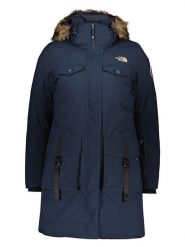The North Face Parka puchowa w kolorze granatowym rozmiar: S. Niebieskie parki The North Face, s, z puchu, bez kaptura. Za 704.47 zł.