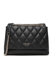 Nine West Torebka CEO-CHARLOTTE-S22560-5 Czarny. Czarne torebki klasyczne Nine West, bez wzorów, z materiału, bez dodatków. Za 199.99 zł.