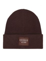 Guess Czapka AW5631 VIS01 Brązowy ciemny. Brązowe czapki Guess, z aplikacjami, z wiskozy. Za 154.99 zł.
