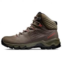 Buty trekkingowe damskie Mammut Nova Mid Iv Gtx. Brązowe trekkingi Mammut, z materiału, za kostkę. Za 955.00 zł.