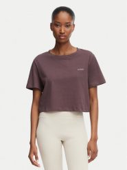 Guess T-Shirt V6GI17 K2984 Brązowy Regular Fit. Brązowe t-shirty Guess, s, z aplikacjami, z bawełny, bez kołnierzyka, bez ramiączek. Za 134.99 zł.