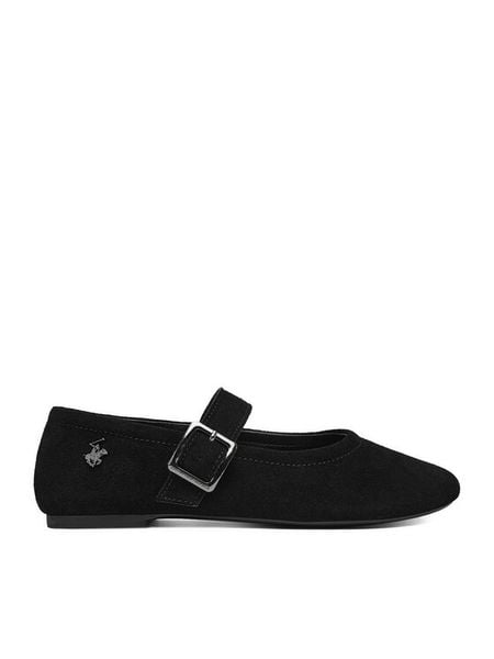 Beverly Hills Polo Club Baleriny EO-CC2534-1 Czarny. Czarne baleriny Beverly Hills Polo Club, bez wzorów, ze skóry, bez obcasa. Za 149.99 zł.