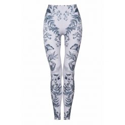 Legginsy sportowe damskie DEEP TRIP Botanic. Szare legginsy DEEP TRIP, s, bez wzorów, na jogę i pilates. Za 179.00 zł.