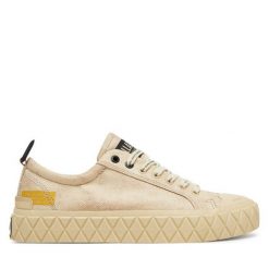 Trampki Palladium. Brązowe trampki Palladium, bez wzorów, bez zapięcia. Za 309.99 zł.