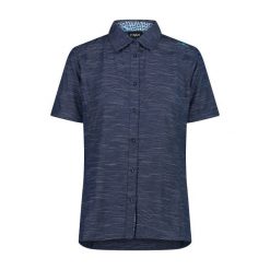 Koszula damska CMP. Niebieskie koszule CMP, bez wzorów, sportowe, bez kołnierzyka, bez ramiączek. Za 264.35 zł.