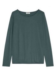 Marc O´Polo Koszulka w kolorze ciemnozielonym rozmiar: XL. Zielone koszulki polo s, bez wzorów, z wiskozy, bez kołnierzyka, bez ramiączek. Za 149.66 zł.