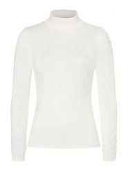 More & More Koszulka w kolorze kremowym rozmiar: 46. Brązowe bluzki More & More, bez wzorów, bez kołnierzyka, bez ramiączek. Za 34.95 zł.