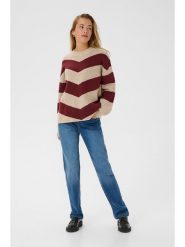 Kaffe Sweter w kolorze beżowym rozmiar: XXL. Brązowe swetry Kaffe, xxl, bez wzorów, bez ramiączek. Za 173.99 zł.