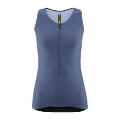 Damski tank top Mavic Aksium. Niebieskie topy MAVIC, l, bez wzorów, bez kołnierzyka, bez ramiączek. Za 405.00 zł.