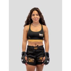 Damski biustonosz do mma Metal Boxe Hexagone. Czarne bielizna sportowa METAL BOXE, l, bez wzorów. Za 160.00 zł.