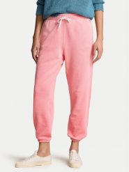 Polo Ralph Lauren Spodnie dresowe 211935585002 Różowy Regular Fit. Czerwone spodnie dresowe Polo Ralph Lauren, s, bez wzorów, z bawełny. Za 699.99 zł.