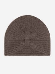 Perfect Cashmere Kaszmirowa czapka "Sile" w kolorze szarobrązowym rozmiar: onesize. Brązowe czapki Perfect Cashmere, bez wzorów, z kaszmiru. Za 130.99 zł.