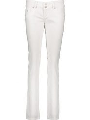 LTB Dżinsy "Molly"- Super Slim fit - w kolorze białym rozmiar: W25/L30. Białe jeansy LTB, l, z aplikacjami. Za 96.83 zł.