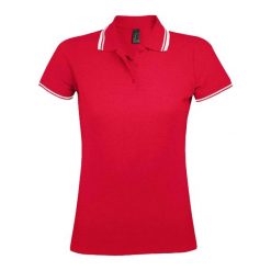 Damska Koszulka Polo Pasadena. Białe koszulki polo SOL'S, bez wzorów, bez ramiączek. Za 106.99 zł.
