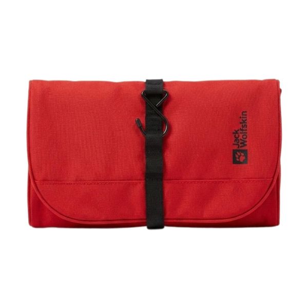 Kosmetyczka turystyczna Jack Wolfskin Washsalon organizer. Czerwone kufry i kosmetyczki Jack Wolfskin, bez wzorów, z materiału, bez dodatków. Za 122.00 zł.