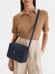 Beverly Hills Polo Club Torebka EO-BHPC-L-013-09 Granatowy. Niebieskie listonoszki Beverly Hills Polo Club, bez wzorów, z materiału, bez dodatków. Za 249.99 zł.