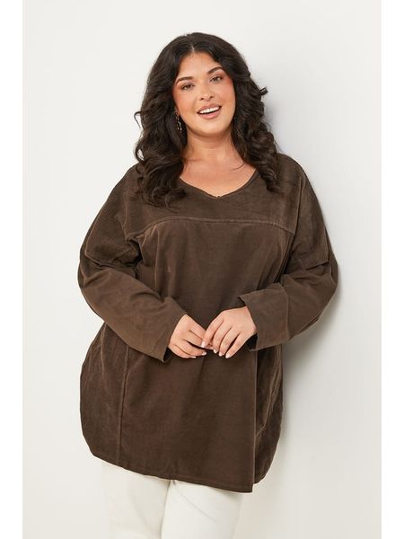 Curvy Lady Koszulka w kolorze brązowym rozmiar: 48/50. Brązowe bluzki Curvy Lady, bez wzorów, klasyczne, bez kołnierzyka, bez ramiączek. Za 179.95 zł.