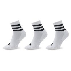 Skarpety krótkie adidas. Białe skarpety Adidas, bez wzorów. Za 49.99 zł.