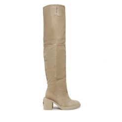 Kozaki Naked Wolfe. Brązowe kozaki Naked Wolfe, bez obcasa, na słupku, bez zapięcia. Za 2,159.00 zł.