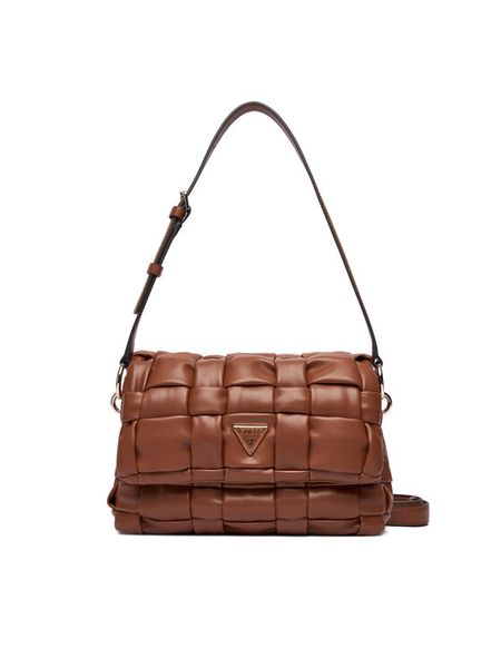 Guess Torebka HWWG80 72190 Brązowy. Brązowe torebki klasyczne Guess, z aplikacjami, ze skóry, bez dodatków. Za 359.99 zł.