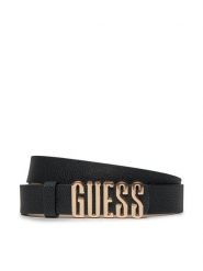 Guess Pasek Damski BW9114 P4225 Czarny. Czarne paski Guess, z aplikacjami, ze skóry. Za 159.99 zł.