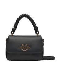 LOVE MOSCHINO Torebka JC4311PP0MK1300A Czarny. Czarne torebki klasyczne Love Moschino, bez wzorów, ze skóry, bez dodatków. Za 799.99 zł.