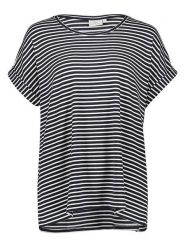 ONLY Carmakoma Koszulka w kolorze czarnym rozmiar: XS-40/42. Czarne bluzki Only Carmakoma, xs, bez wzorów, bez kołnierzyka, bez ramiączek. Za 69.99 zł.