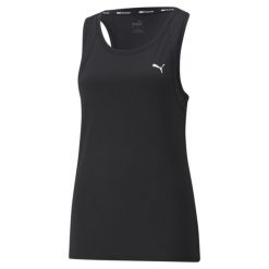 Damski tank top Puma Train Favorite Tank. Czarne topy Puma, s, bez wzorów, bez kołnierzyka, bez ramiączek. W wyprzedaży za 111.80 zł.