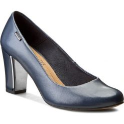 Czółenka i Szpilki LASOCKI 70307-02. Niebieskie szpilki Lasocki, bez wzorów, ze skóry, bez obcasa, na szpilce, bez zapięcia. Za 189.99 zł.
