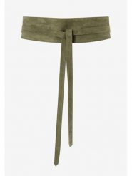 More & More Skórzany pasek w kolorze khaki rozmiar: 85. Brązowe paski More & More, bez wzorów, z materiału. Za 109.95 zł.
