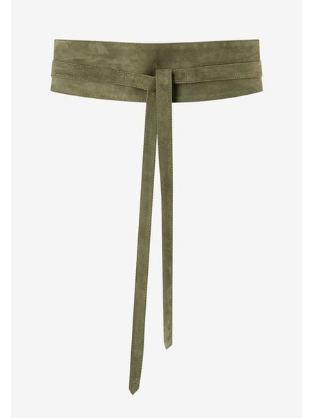 More & More Skórzany pasek w kolorze khaki rozmiar: 85. Brązowe paski More & More, bez wzorów, z materiału. Za 81.95 zł.