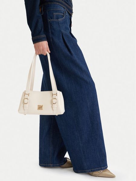 Nine West Torebka CEO-Amara-LDA8703 Écru. Białe torebki klasyczne Nine West, bez wzorów, z materiału, bez dodatków. Za 199.99 zł.